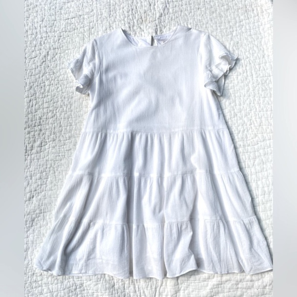 NWOT Rachel Parcell Tiered Ruffle Cotton Minidress
